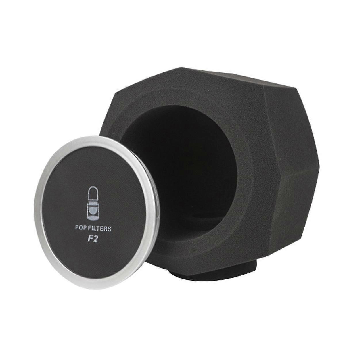 F2 Microphone Screen Acoustic Filter Sponge Wind Screen to Filter Vocal Soundproof Recording Filter