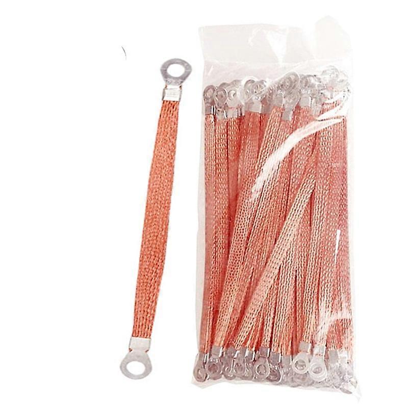 20pcs Span cable / bridge connection ground wire copper braid Pure copper 6square 300mm