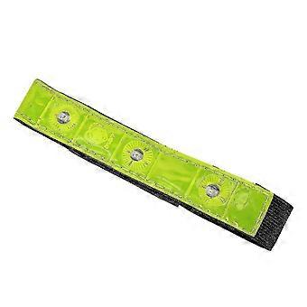 2 x reflecterende band arm been riem riem 4 led licht fietsen hardlopen joggen hy