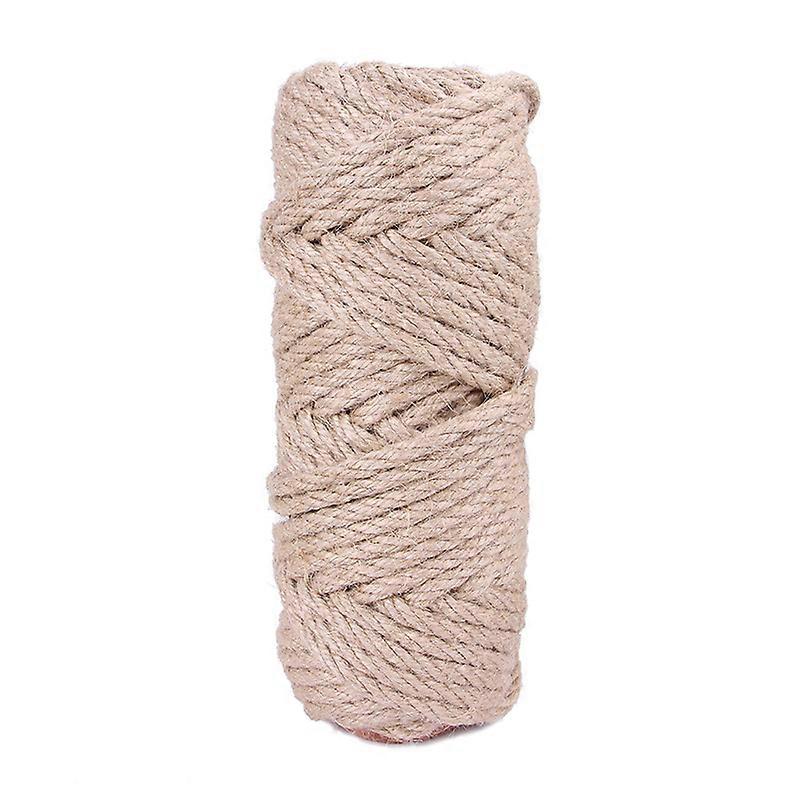 Natural Sisal Rope for Cat Scratcher 4/6mm Dia. Cat's Scratch Toy Scratching Post Replacement for DIY Cat Tree Cat Tower New