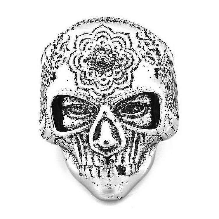 Creative Anime Carved Skull Ring - Punk Engraved Skull Ring