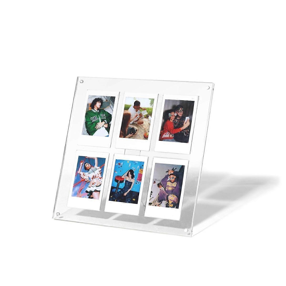 Mini Filmes - Display de desktop independente para fotos horizontais e verticais, adapta-se a snaps de 2X3 polegadas, C