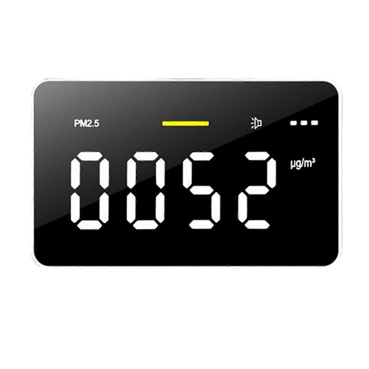 Air Quality Monitor, Indoor Air Quality Meter Detects PM2.5 and VOCs, Portable Detector, for Home O