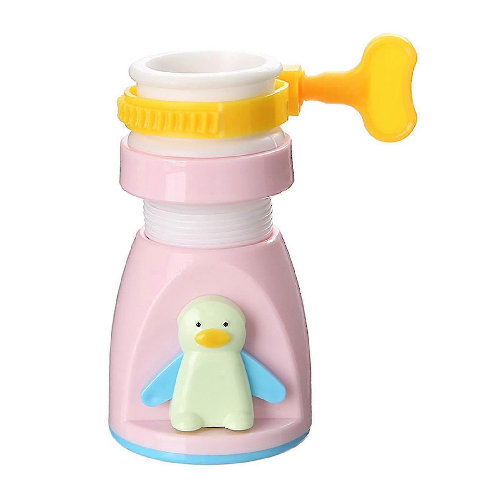 Foldable Water Filter Decorative PP Rotatable Cute Penguin Water Saver for Home