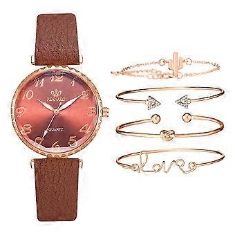Style Fashion Women's Watch Luxury Leather Band Analog Quartz Wristwatch Ladies