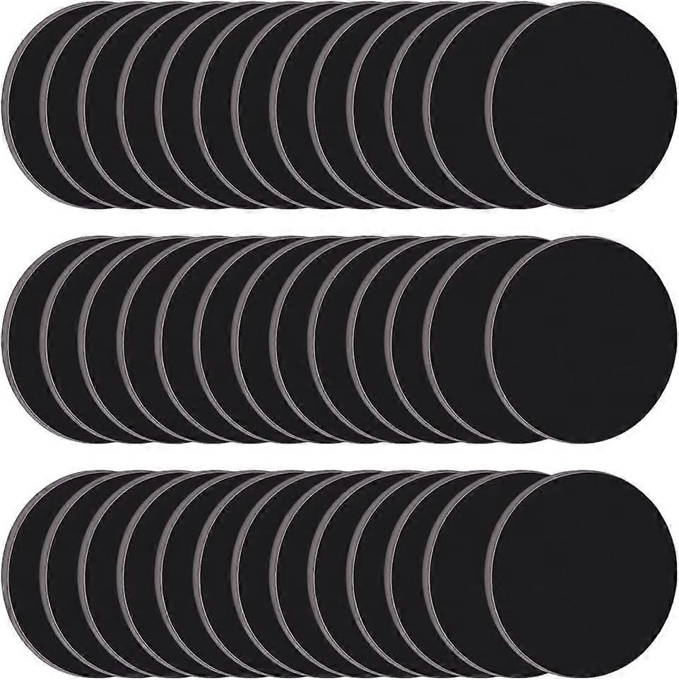 50 Pcs Black Circles Acrylic Sheet 1.18" Circular Miniature Bases 3mm Thick Blank Action Figure Display Base Round Plastic Panel for Miniatures Wargam