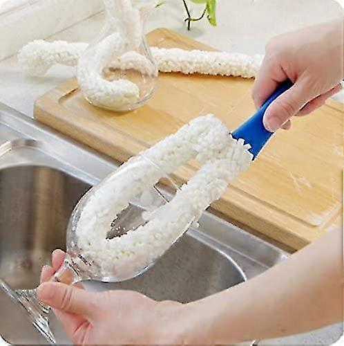 Long Bottle Brush Cleaner, Flexible Bottle Scourer