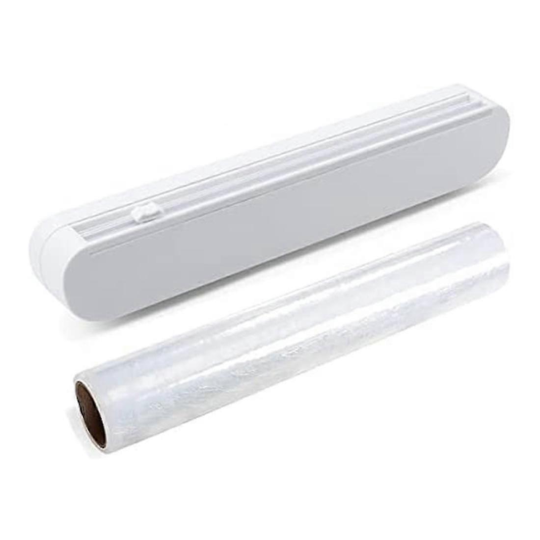 Plastic Packaging Dispenser With Cutter,refillable Packaging Dispenser With Slide Cutter,food Preser