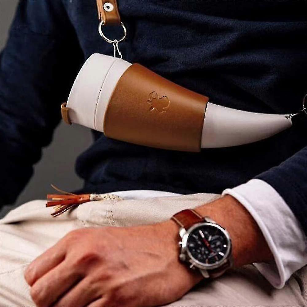 geit horn rustfritt stål isolasjon termos kolbe reiser kopp...