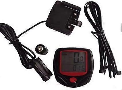 Bicycle Computer, Universal Waterproof Wireless Speedometer with Multi-Function Backlit LCD Display