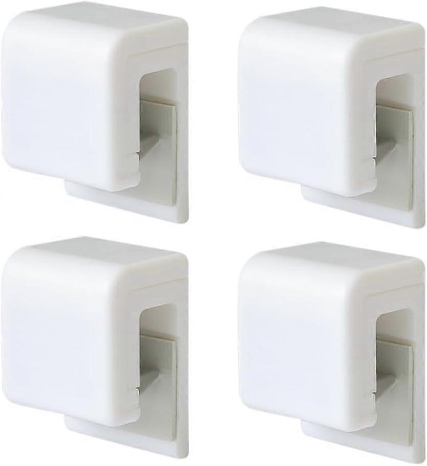 4 Pack Self-Adhesive Toothpaste Holder Multi-Purpose Waterproof Wall Mounted Toothpaste Holder for Bathroom