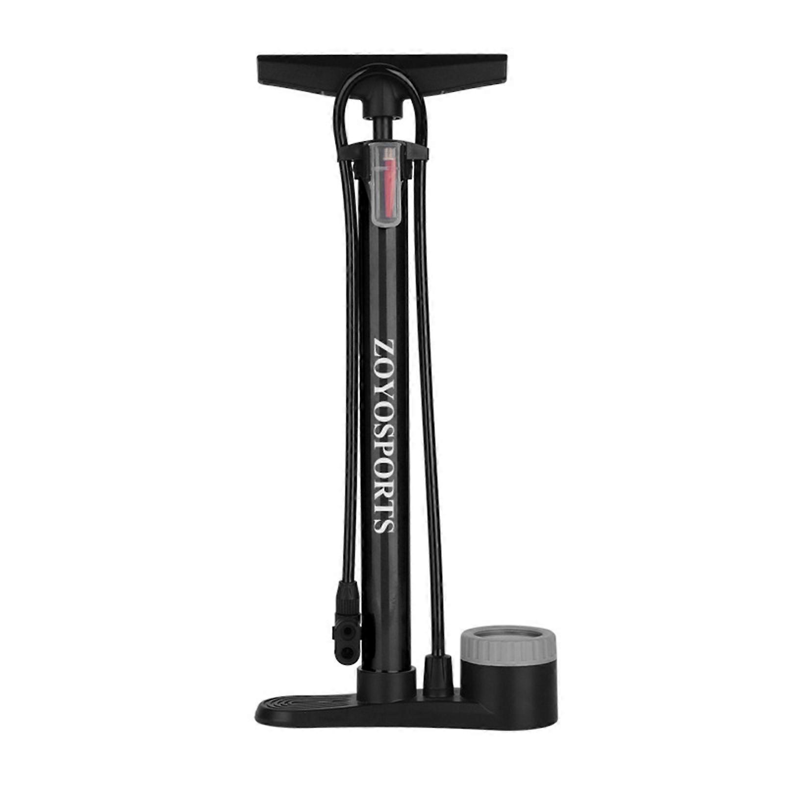 Bike Air Pump with Pressure Gauge T-shape Handle Cozy Grip 160PSI Manual Bicycle Tire Pump Portable MTB Bike Tire Inflator Swimming Ring Pump Cycling