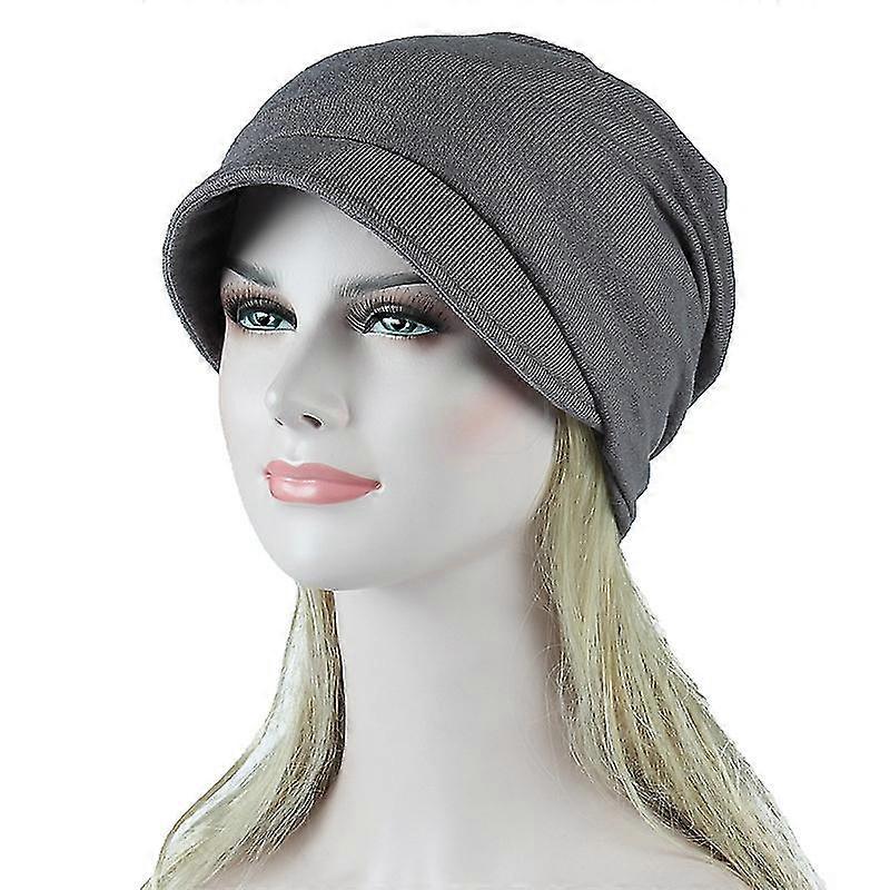 Gorro de Jersey Gorro de algodón moteado holgado Chemo Gorra unisex