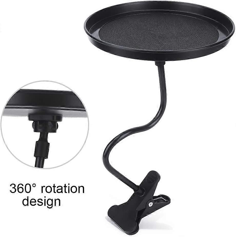 Car Swivel Multi-Function Tray 360 Adjustable Food Tray,Black