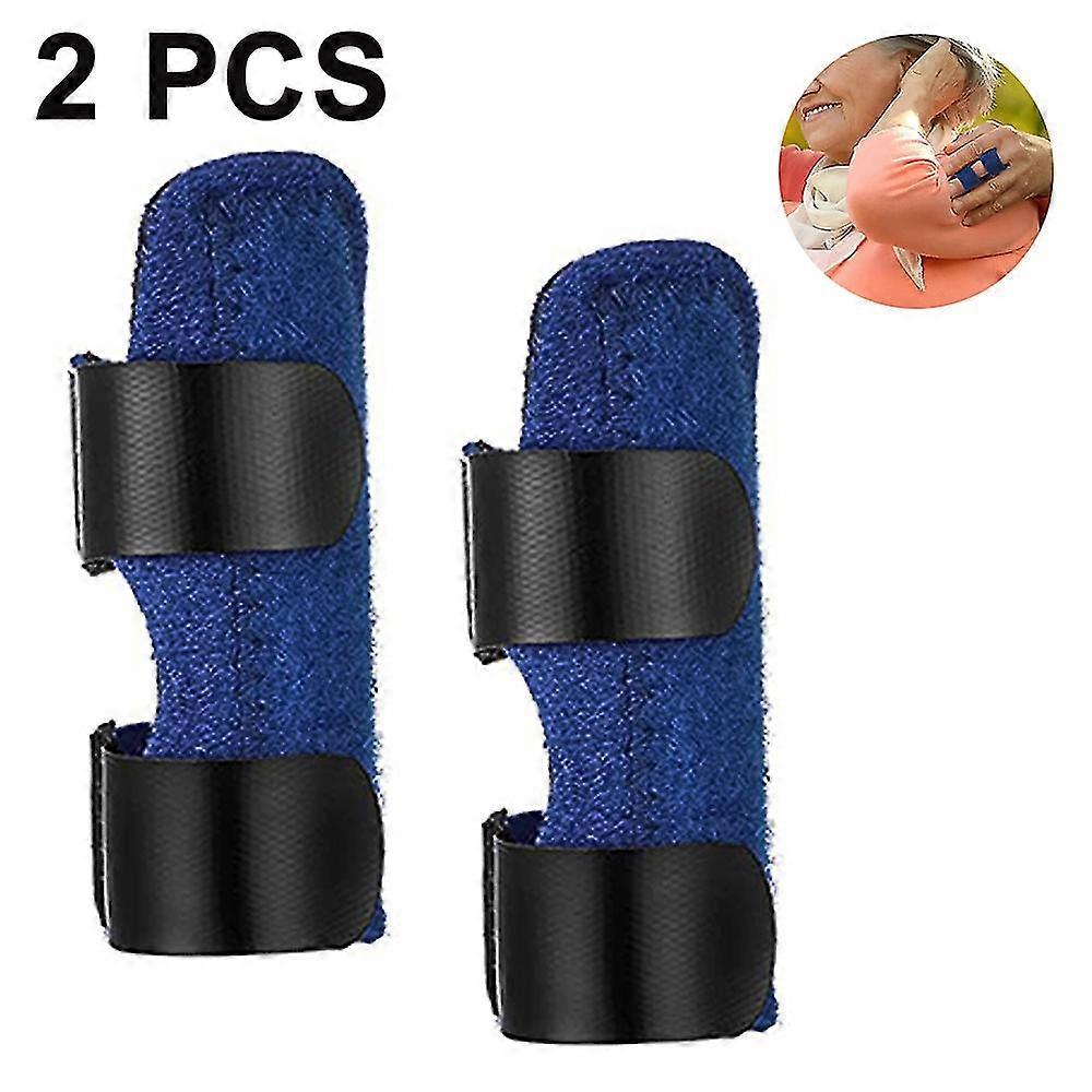 2 Pcs Trigger Finger Splint, Mallet Finger Brace For Index, Middle, Ring Finger - Tendon Release & Pain Relief