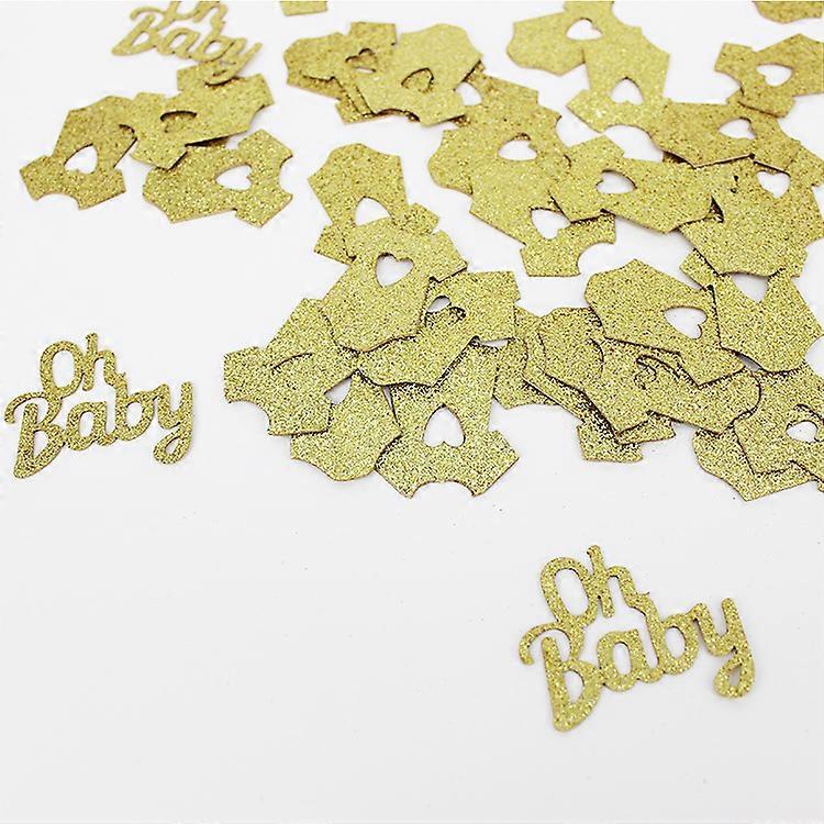 婴儿欢迎学校五颜六色的小衣服桌面装饰品五彩纸屑婴儿送礼会礼品包装