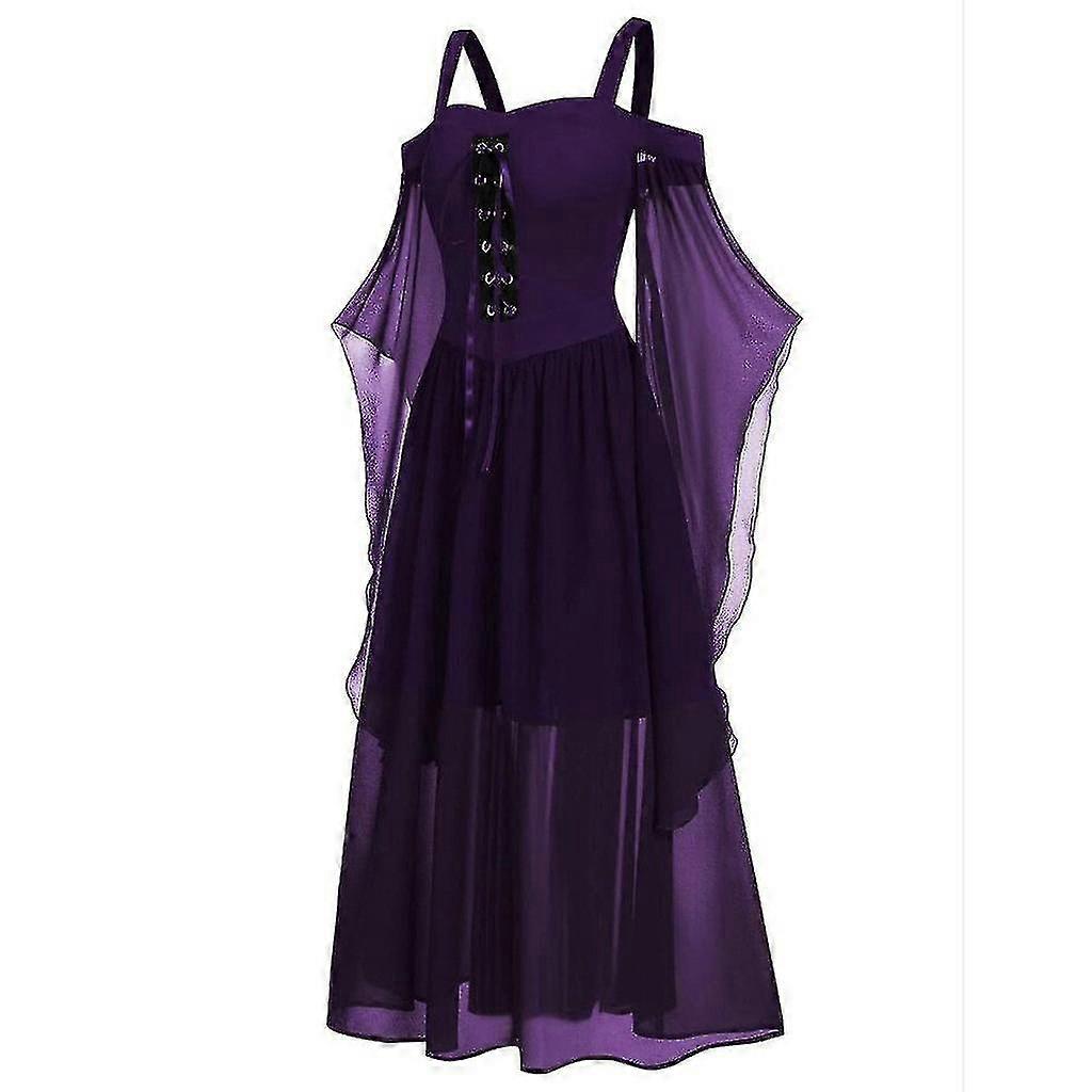 Halloween Witch Dance With Death Maxi Dress | Fruugo TR