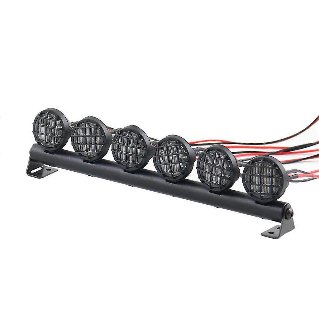 6 LED Dachlichtleiste Kit für 1/10 4 Axial SCX10 RC 4WD D90