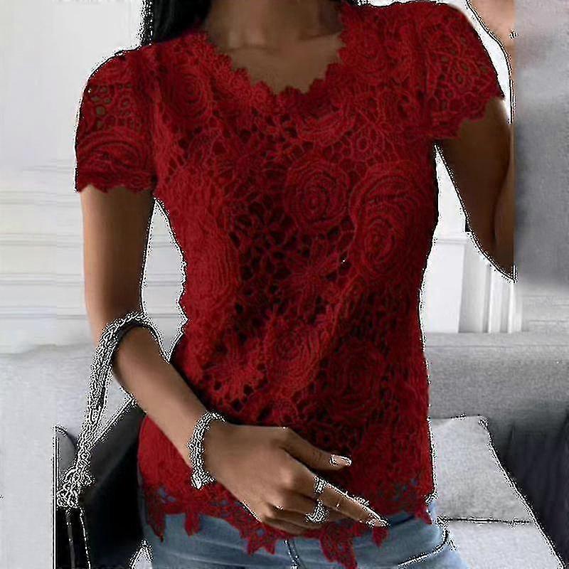 المرأة قصيرة الأكمام تي شيرت عارضة شاطئ المحملة