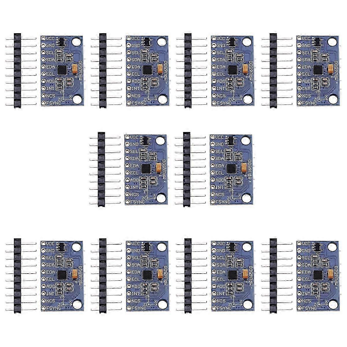 10pcs Mpu6500 Gyroscope Accelerometer Sensor Module 6-axis -6500 Sensor Module Iic Communication Protocol