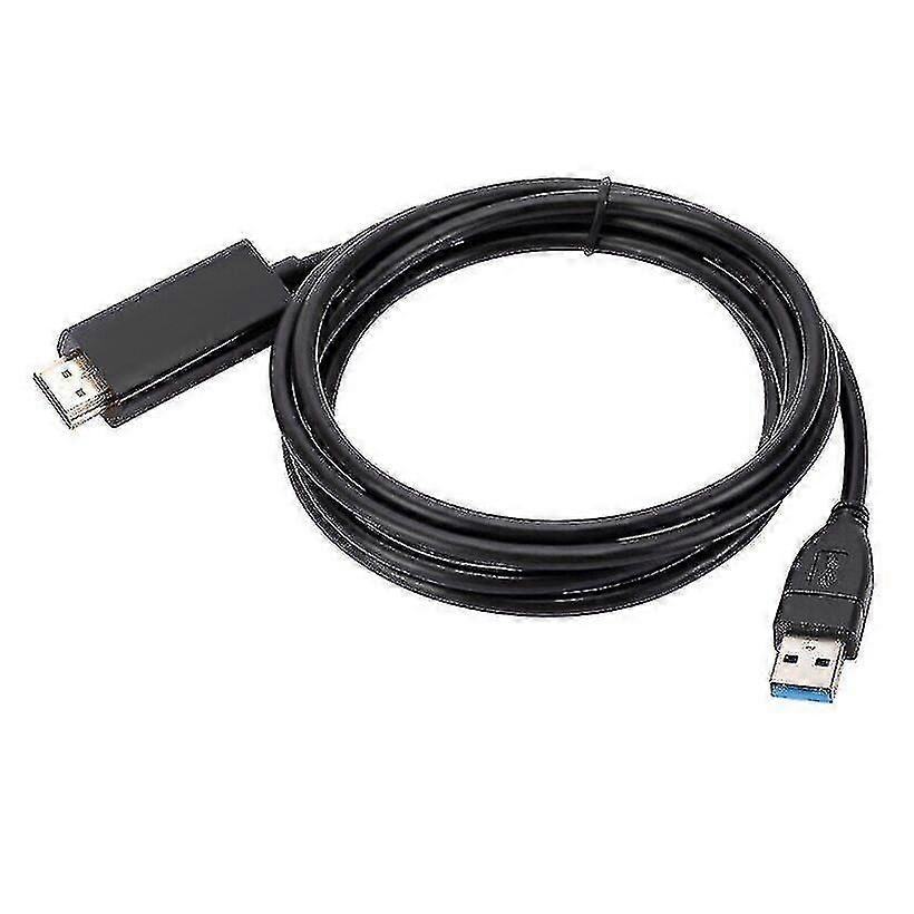 1.8m USB-zu-HDMI-Adapterkabel USB-2.0-Typ-A-Stecker zu HDMI-Stecker-Konverter Neu