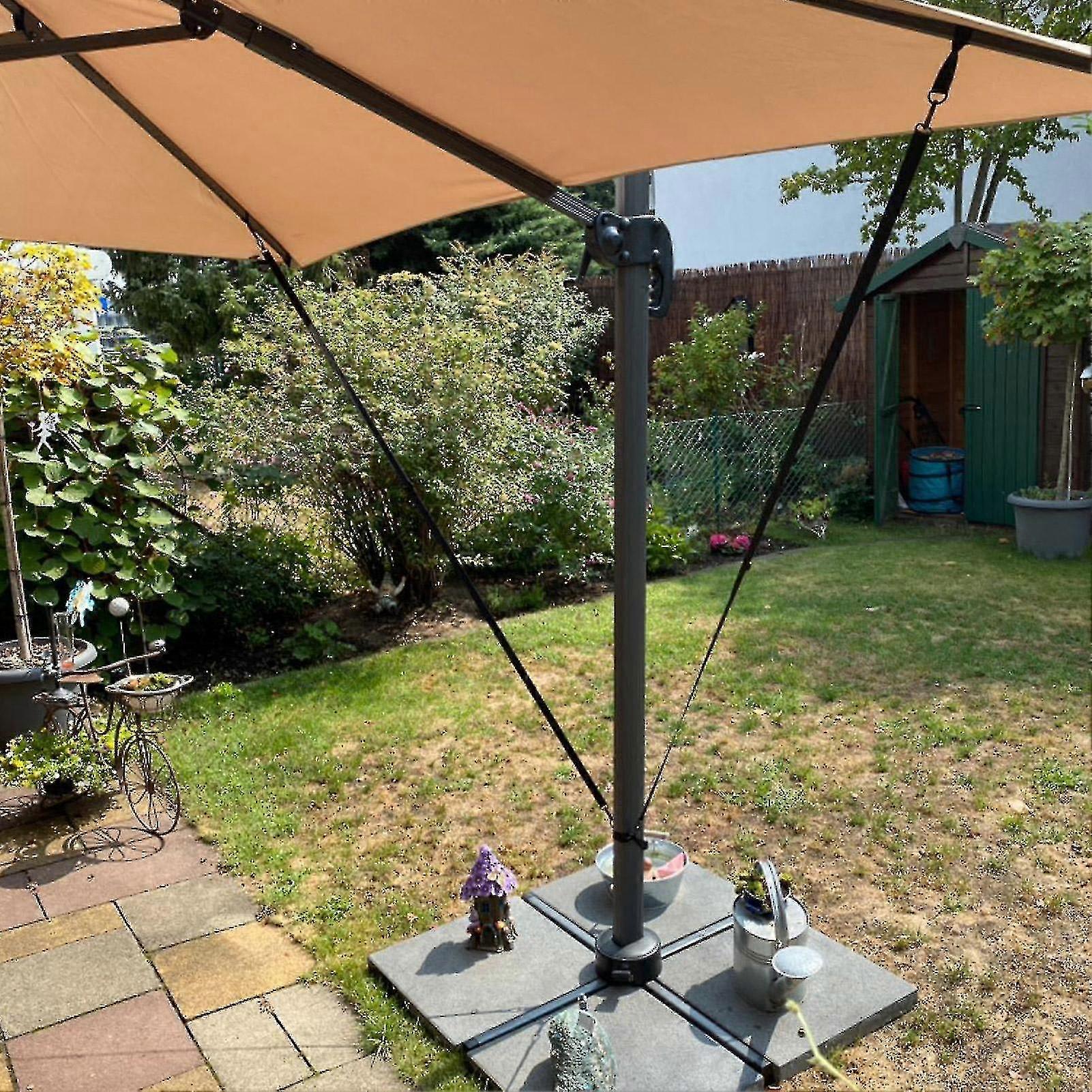 Wind Protection For Large Cantilever Parasols | Adjustable Wind Lock For Cantilever Parasols | Weatherproof Fixed Strap For Parasol With Hooks