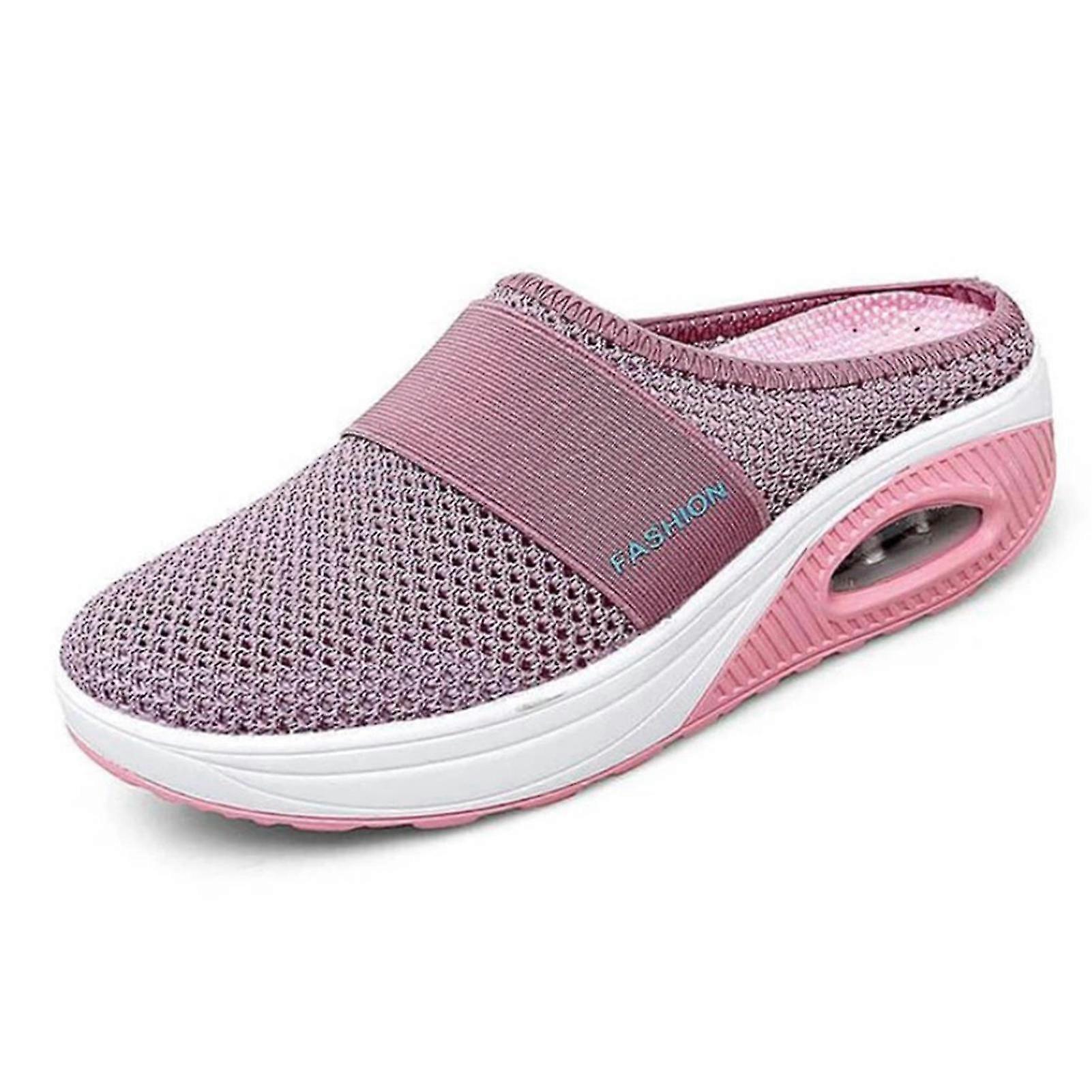 Luftkissen Wanderschuhe Atmungsaktiv Casual Mesh [Rosa]