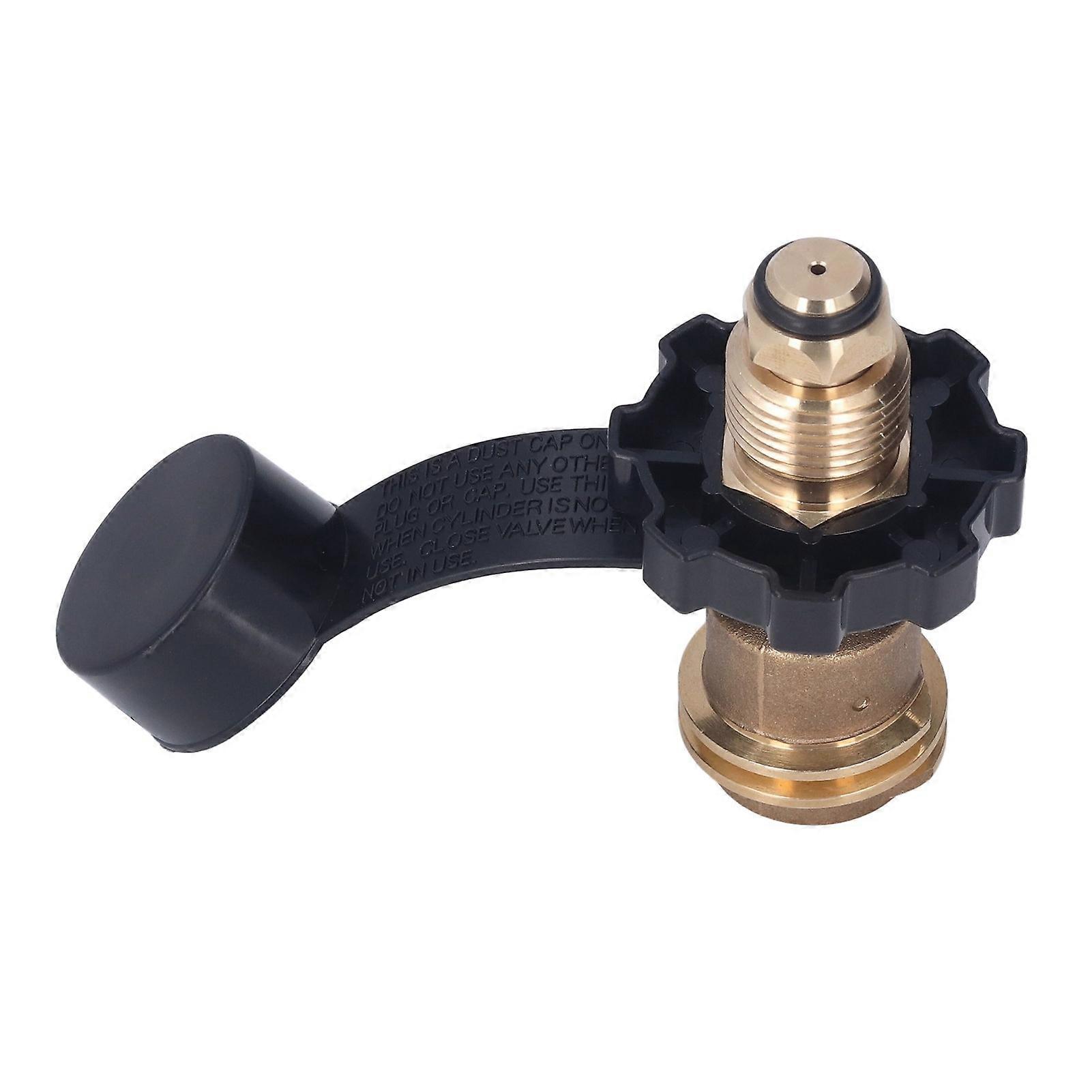 Adaptateur de réservoir d’essence en laiton Adaptateur de recharge de propane avec poignée noire POL Convert QCC1 Type 1