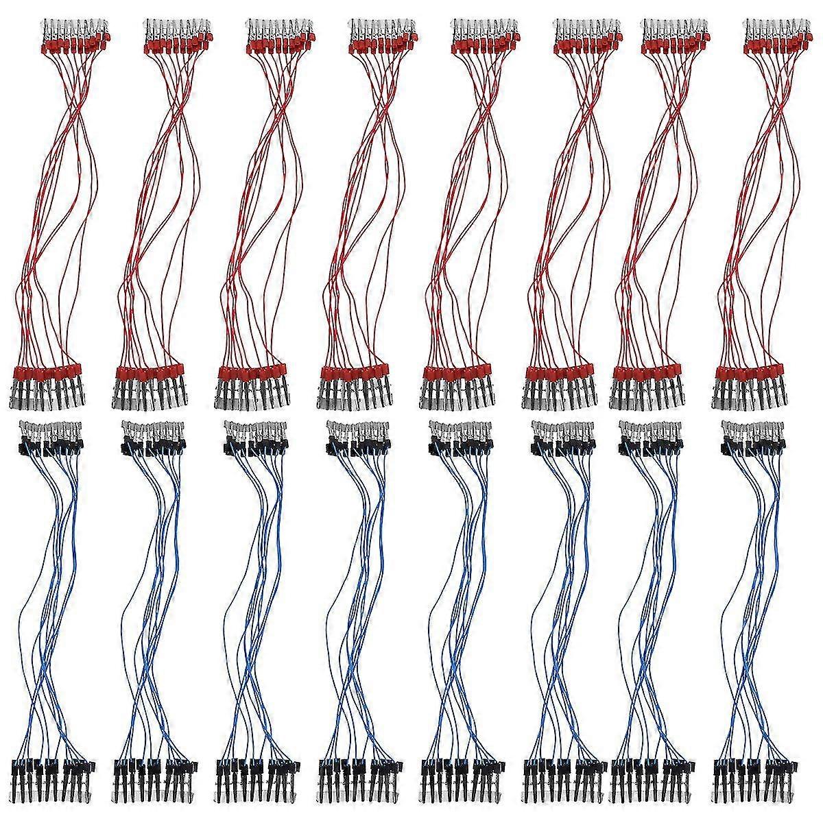 20pcs Alligator Clip Wire Connection Wire Electronic Circuit Copper Wire