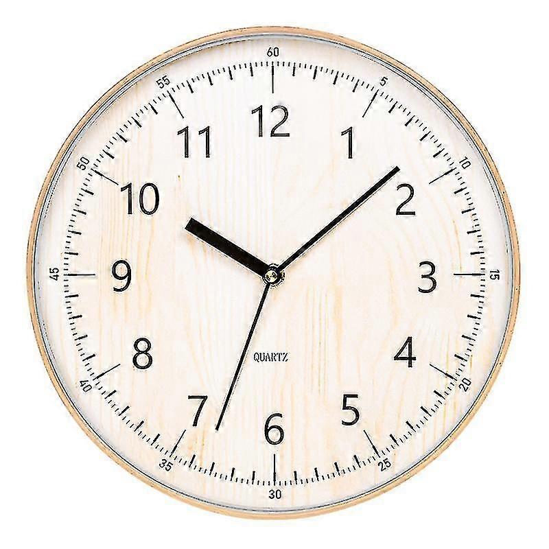 Children's Learning Clock. The Wall Clock Stands Silently