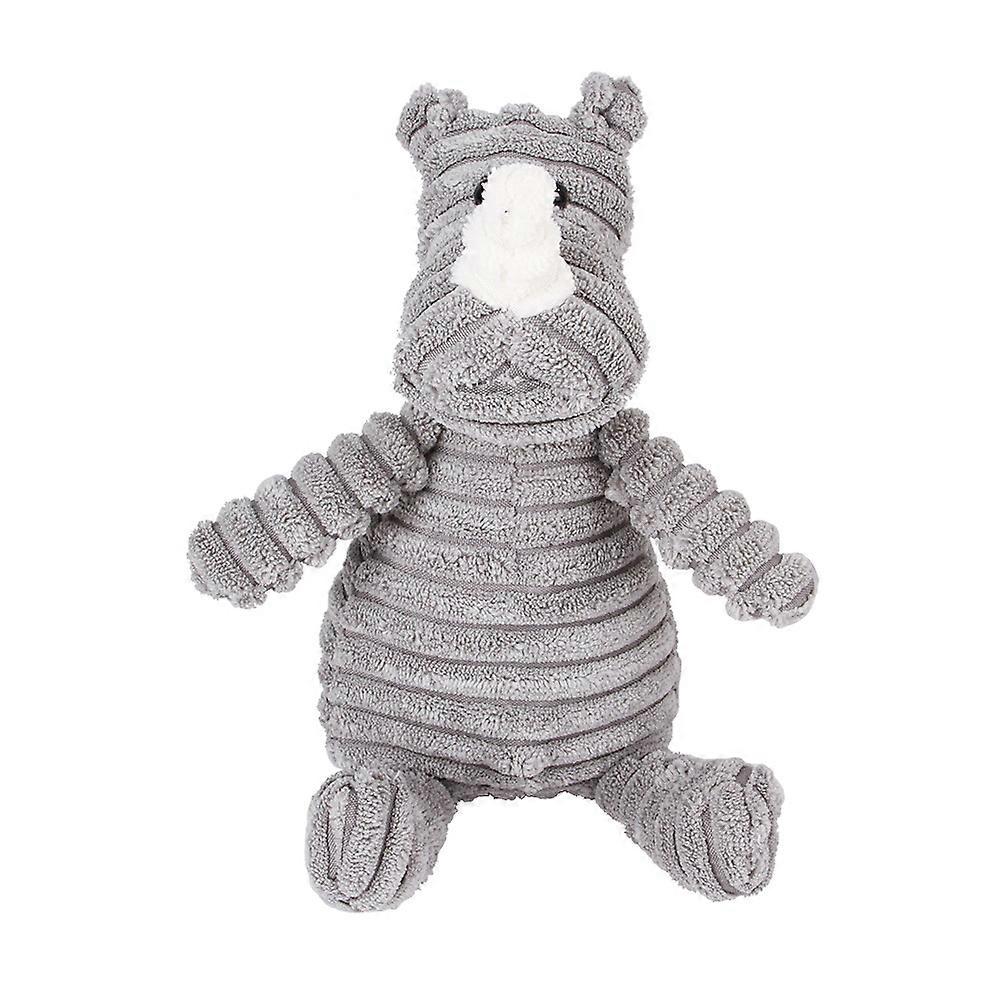 Rhino Plush Chewing Decompression Dog Toy