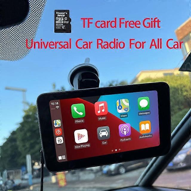 Univerzálne autorádio Multimediálny prehrávač videa Bezdrôtové prehrávanie auta a Bezdrôtové Android Auto, podpora Bluetooth, podpora handsfree hovorov