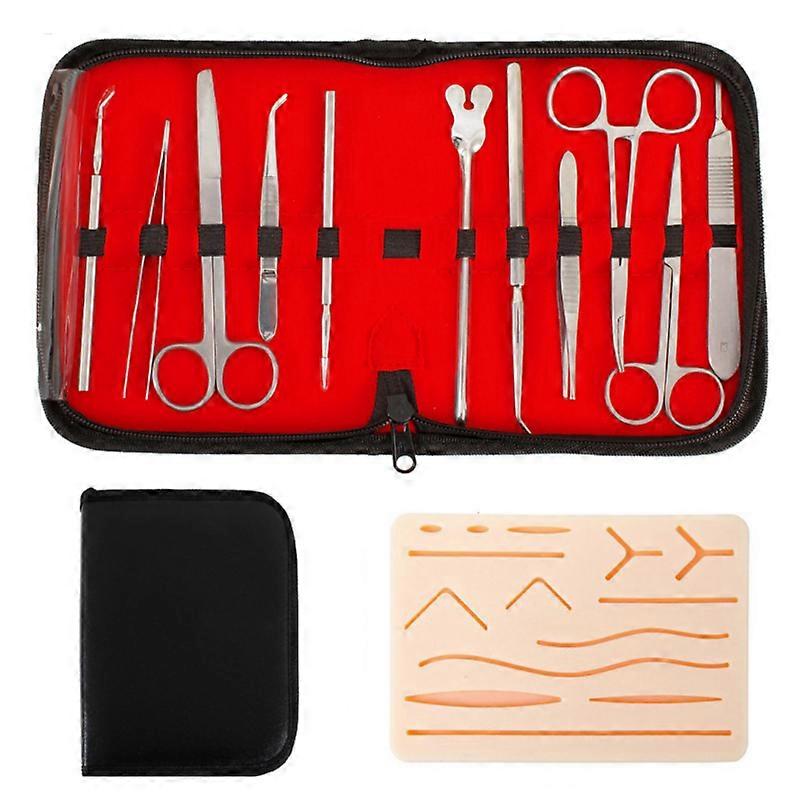 Simulation Silicone Skin Wound Medical Student Suture Practice Tool Set