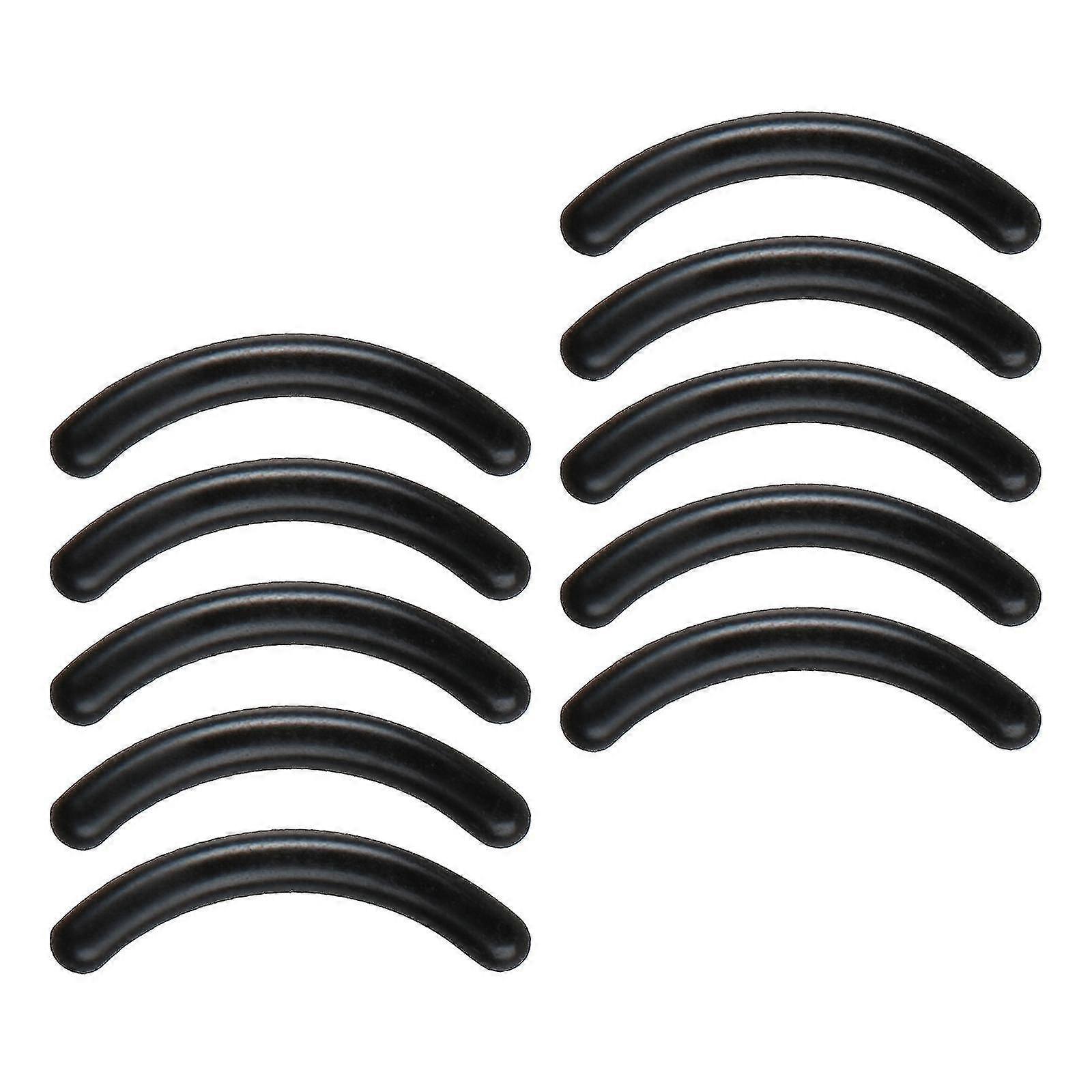 10x Silicone Eyelash Curler Refills, Replacement Pads Portable, Easy To Install Makeup Tools