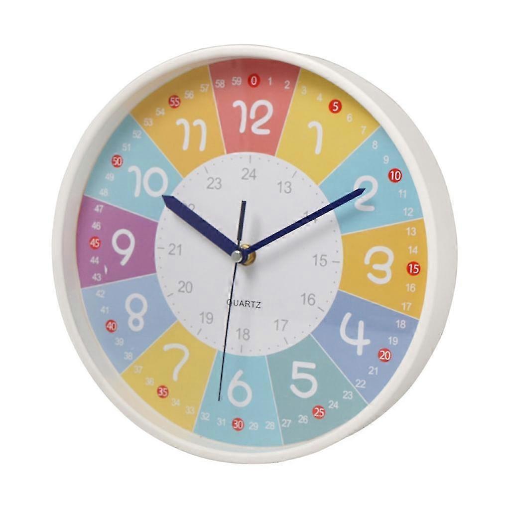 Kids Learning Clock Wall Clock Analog Clock Telling Time Teaching Clock Educational Clock Classroom Clock Kid Room Decor