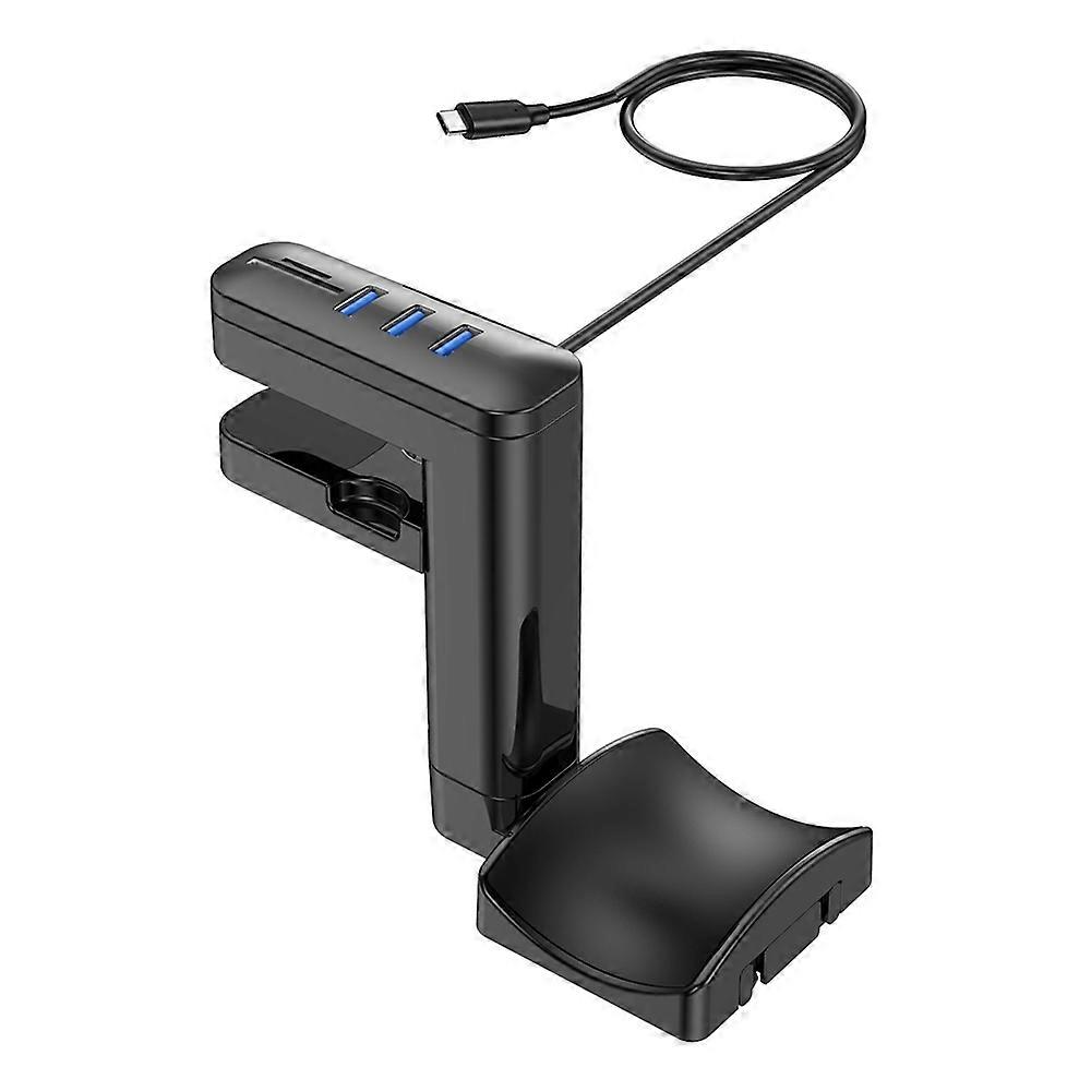 Rotatable Telescopic Headset Stand with Type-C with Type-C