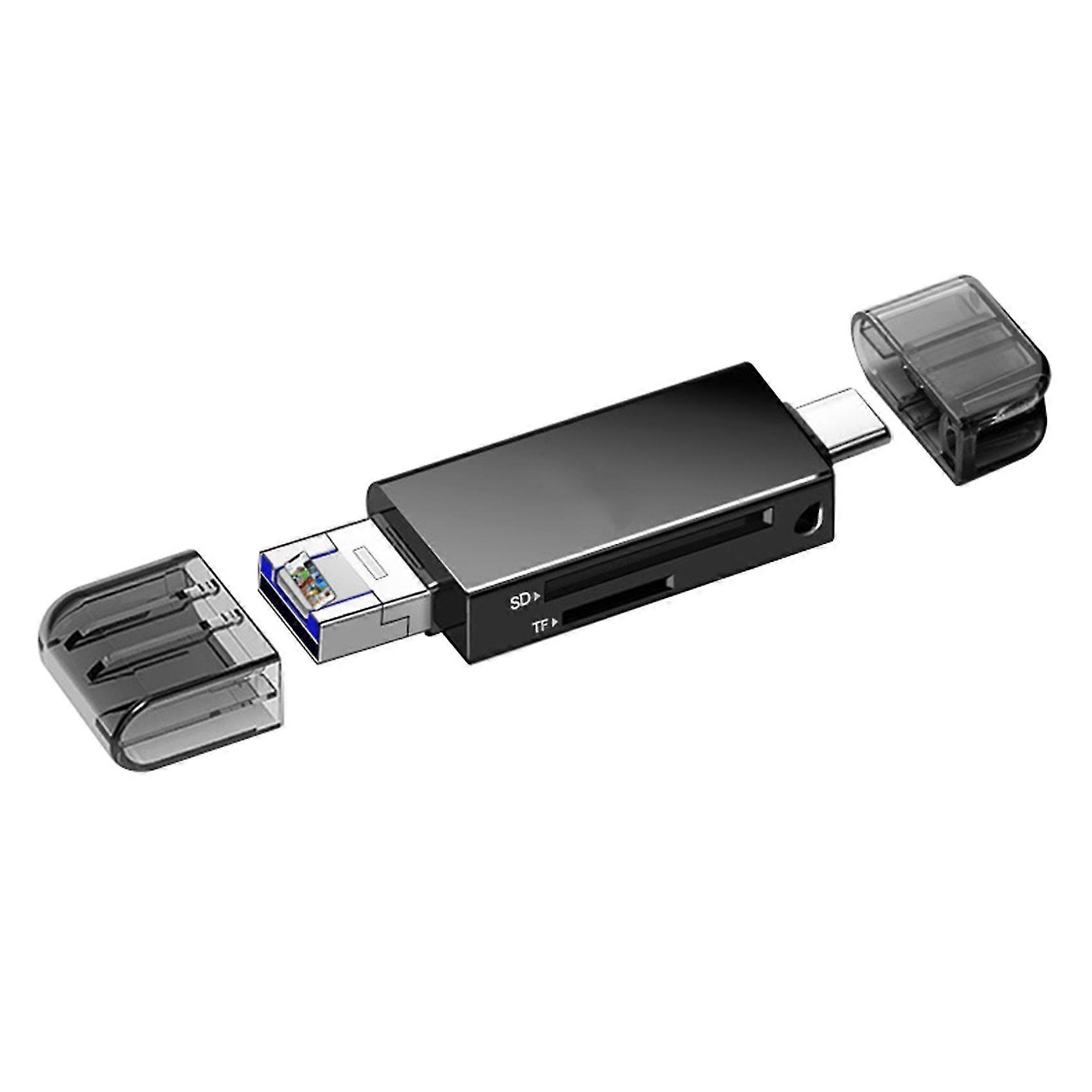 Multi-function Card Reader Computer Mobile Phone Universal 5 In 1 High-speed Reading Tf Card Sd Cam