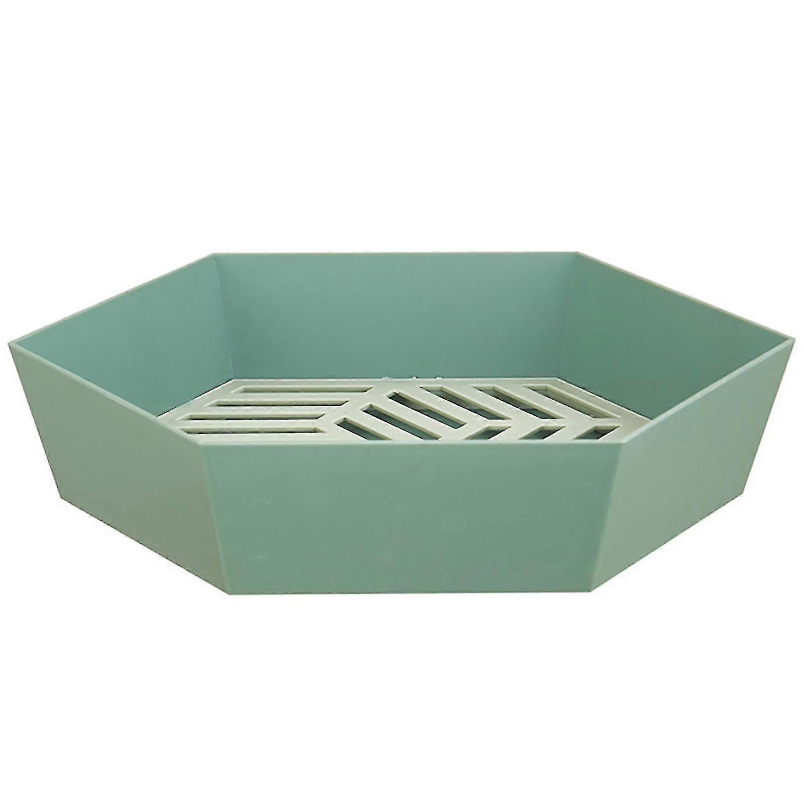 Geometry Fruit Basket With Removable Drainage Layer Creative Basket Decorative Kitchen Snack Food