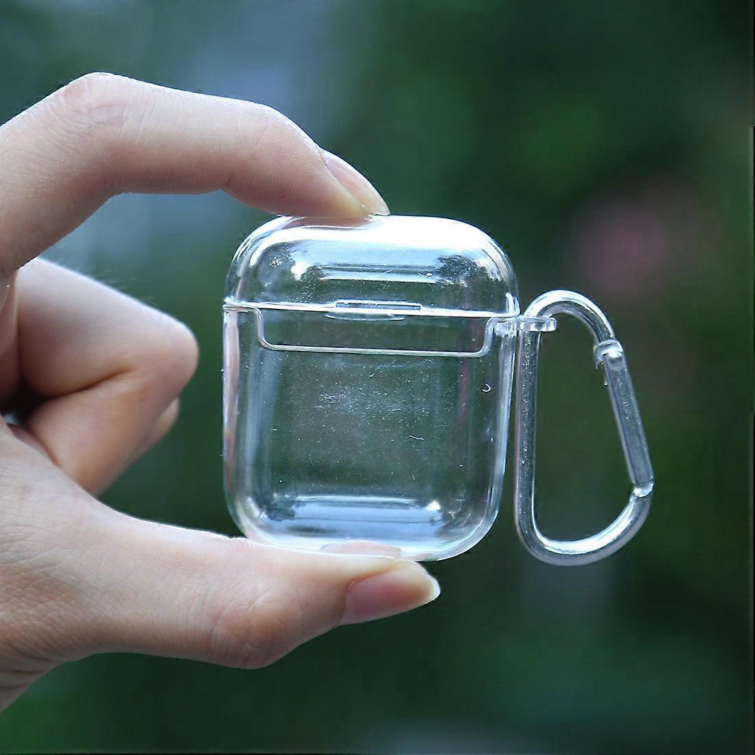 Transparent PC Earphone Case For AirPods 1 / 2