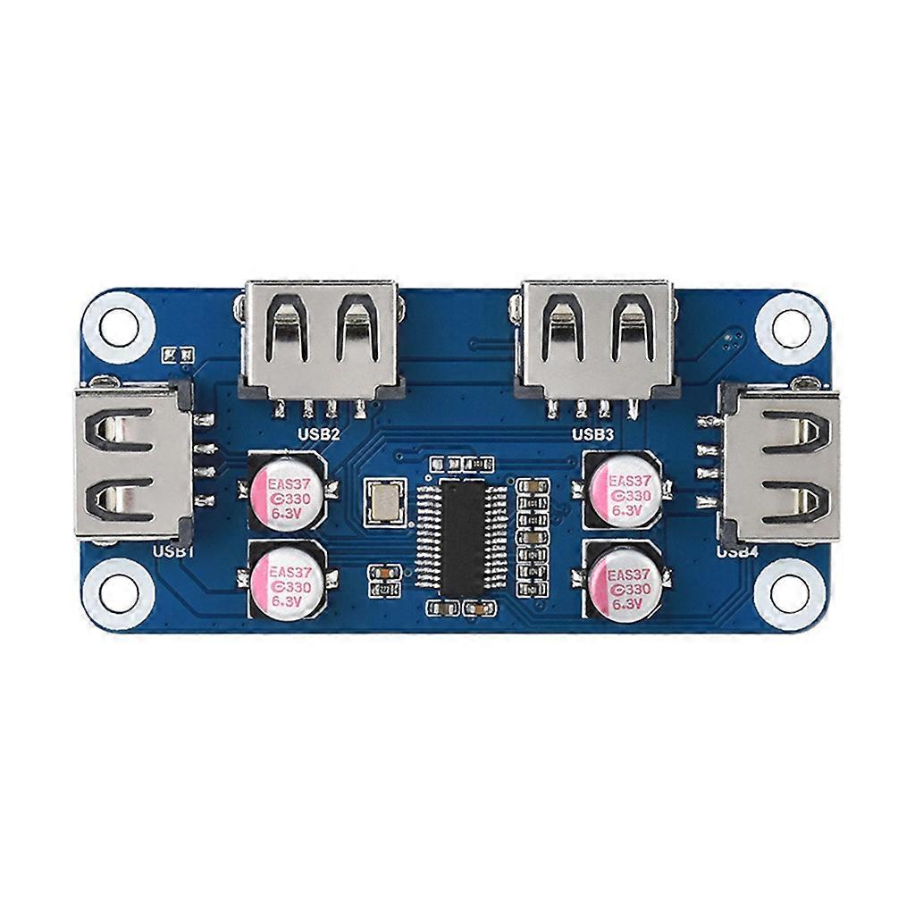 وحدة لوحة التوسعة USB HUB HAT(B) ذات 4 منافذ ل Raspberry Pi 4 B/3 B+/3 B/2 B