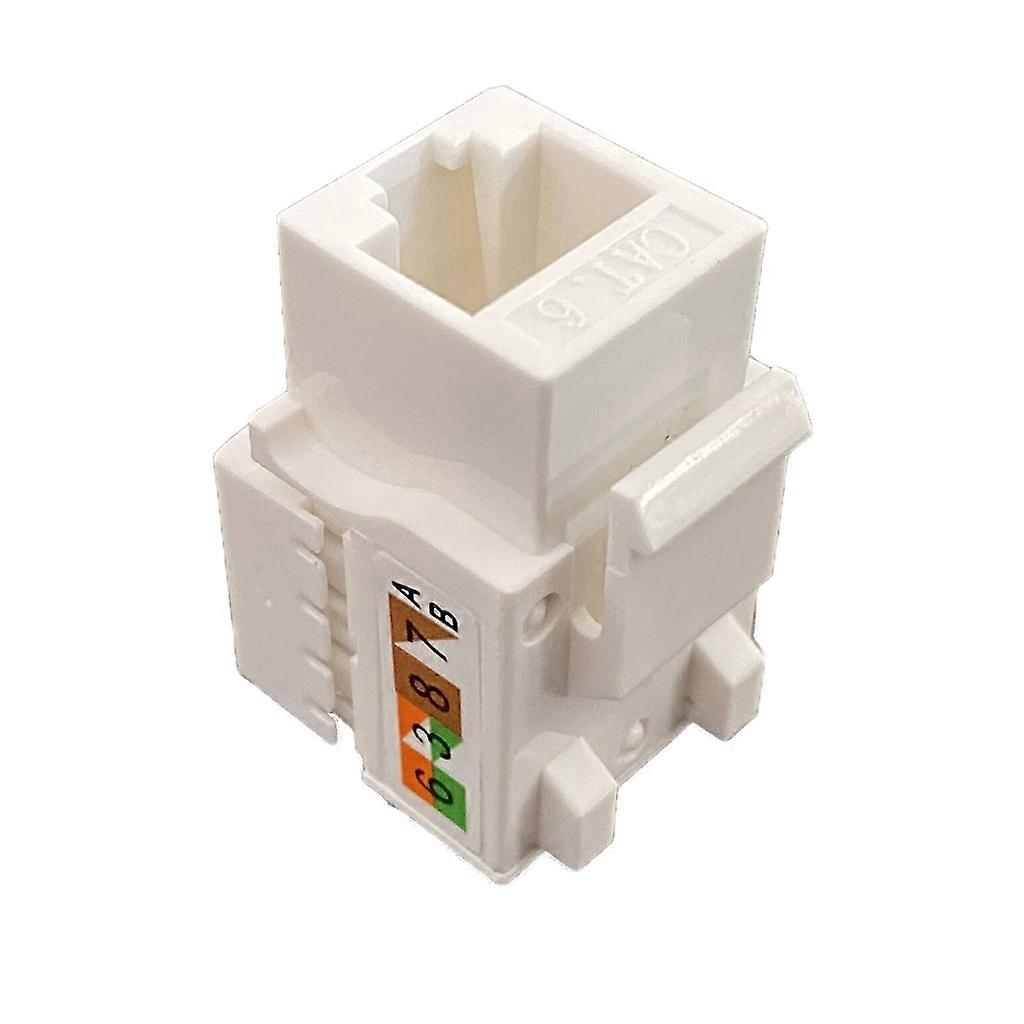 Cat6 RJ45 Keystone Jack Ethernet Punch-Down Network Coupler