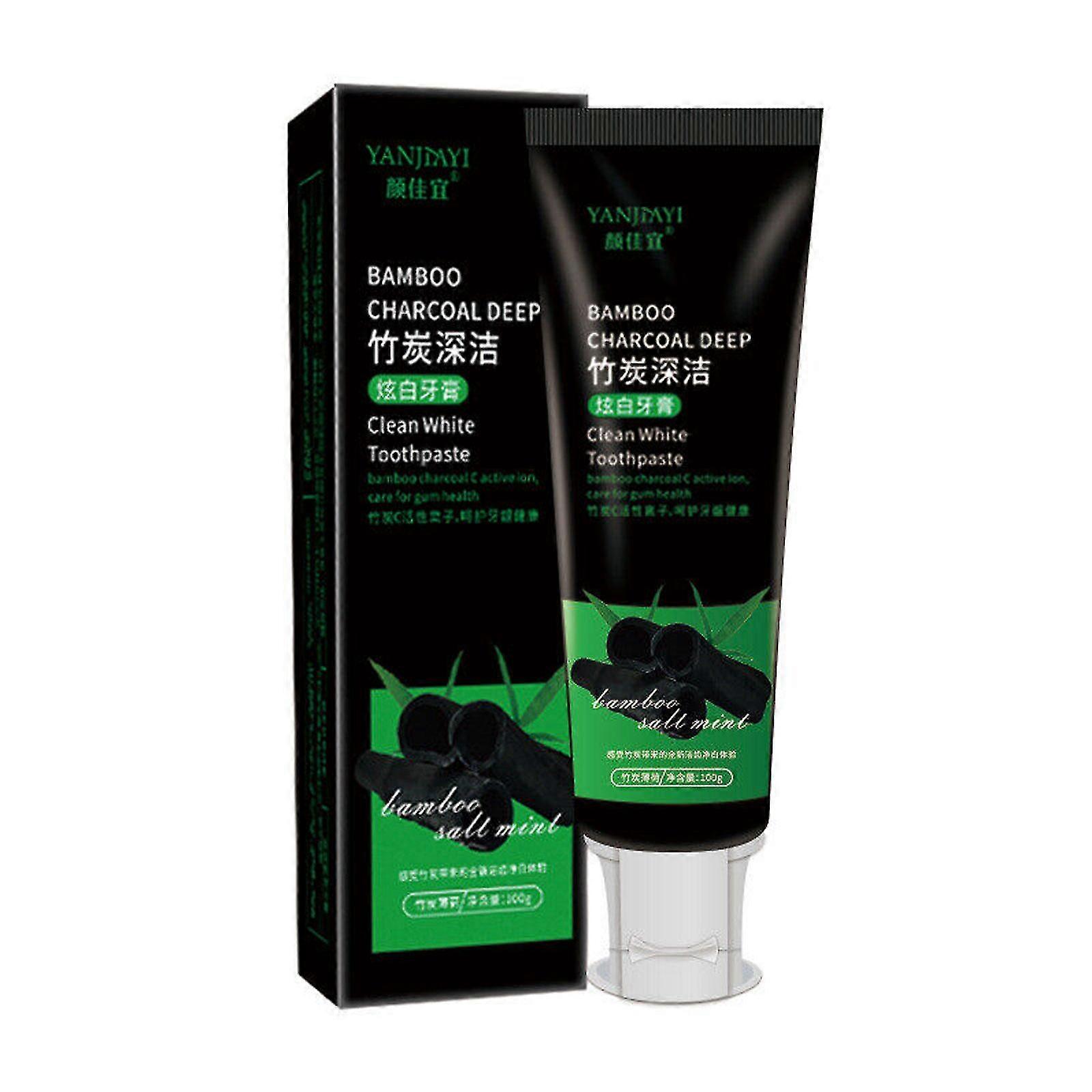 Bamboo Charcoal Deep Toothpaste Clean White Toothpaste  Natural Teeth Whitening