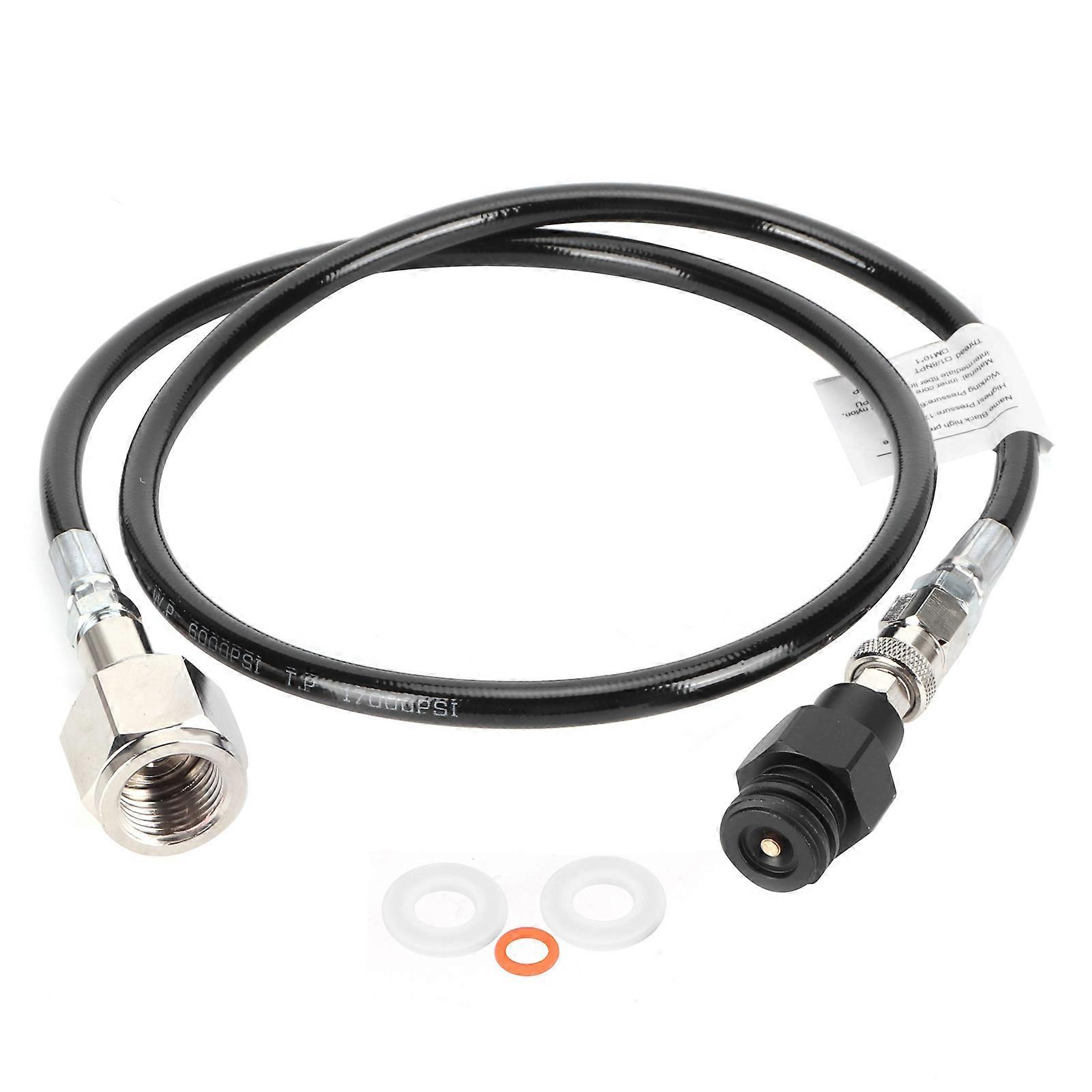 1M Soda Hose to Soda Machine Connector CO2 Cylinder Refill Adapter Connector W21.814