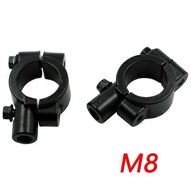 Motorcycle Rearview Mirror Bracket Aluminum Alloy Mount Holder Handlebar Fixed Frame Autocycle Bicycles Accessories 2pc M8 M10