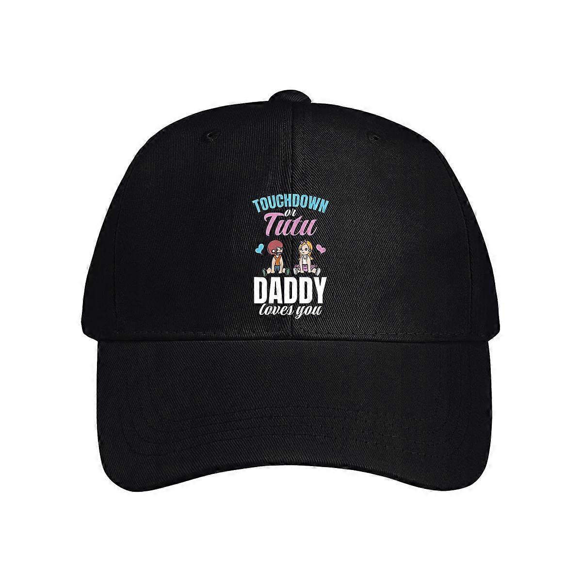 Touchdown Or Tutu Daddy Loves You Baseball Cap
