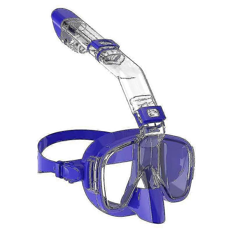 Snorkel Mask Foldable Diving Mask Set With Dry And Camera Mount, Anti-fog Professional Snorkeling G