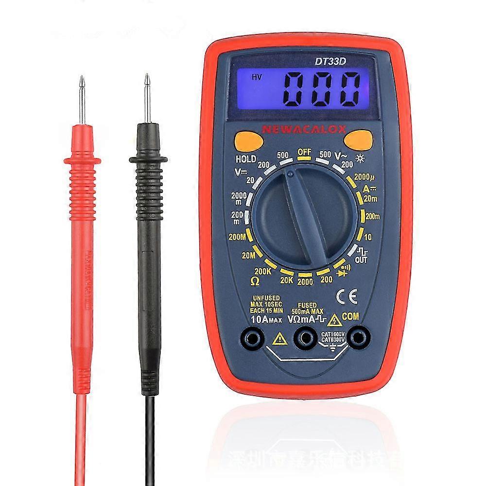 Portable Digital Multimeter, Multifunction Electrical Tester 2000, Digital Multimeter, Voltmeter, Ammeter, Ohmmeter, Ac/dc Voltage Tester, Dc Current,