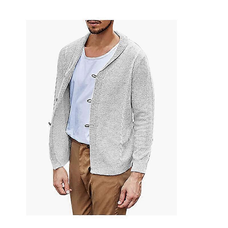 Cardigan Sweaters for Men,Button up Sweater Long Sleeve Knit Open