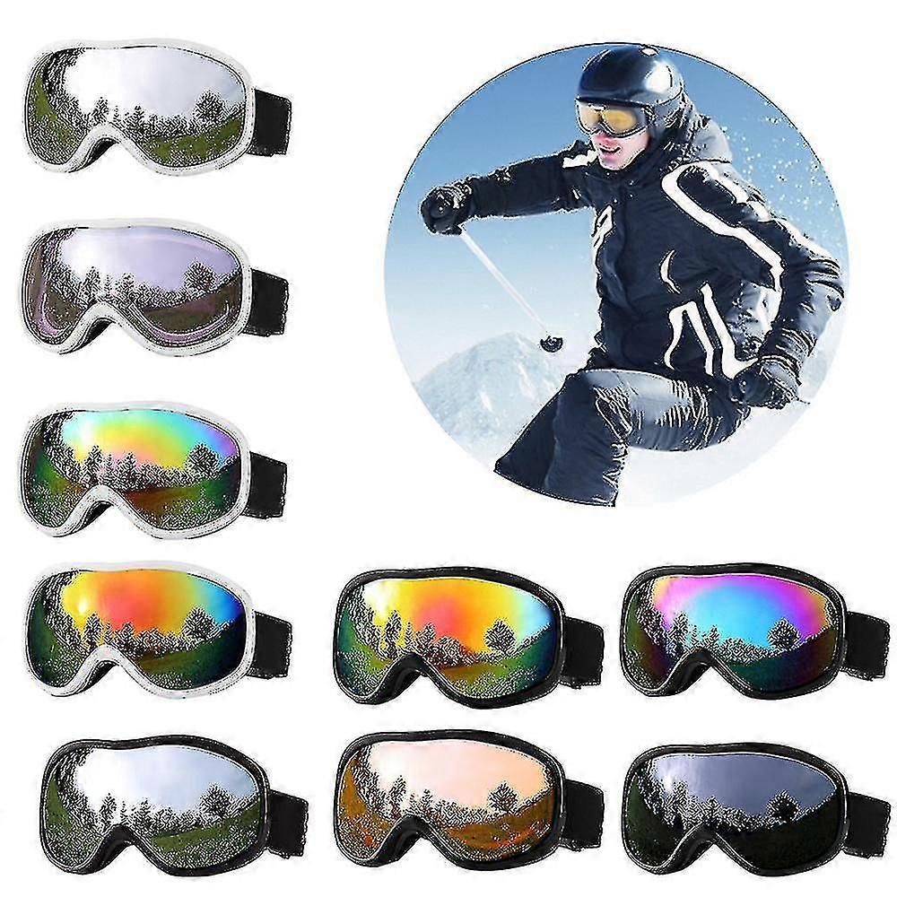 Ski Goggles Snowboard Goggles Snowmobile Skiing Otg Anti Fog Snow Sports Goggles