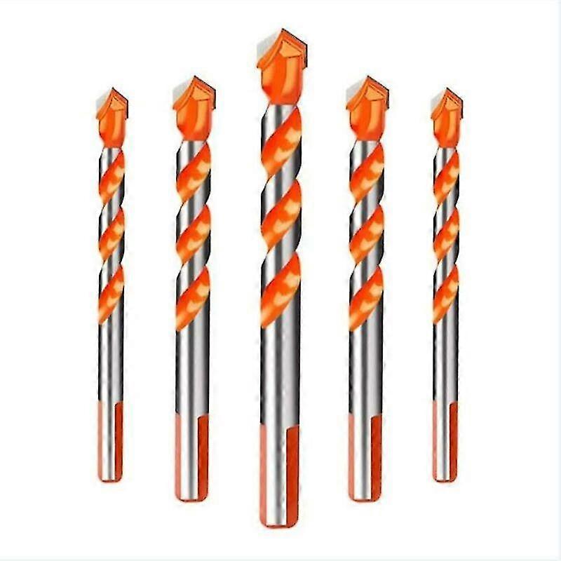 5pcs Triangular Overlord Handle Multifunctional Carbide Drill Bits, Triangle Handle Overlord Drill